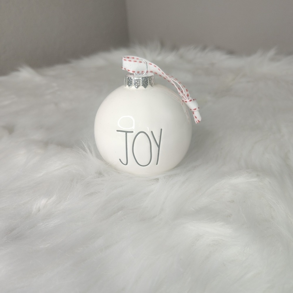 Rae Dunn by‎ Magenta Artisan Collection Ceramic 4" Ornament Joy